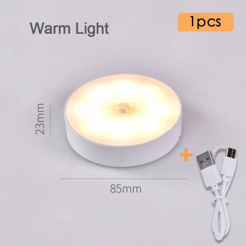 Motion Sensor Light LED Cabinet Light USB Rechargeable Nightlight Wireless-CE00764-Veeddydropshipping