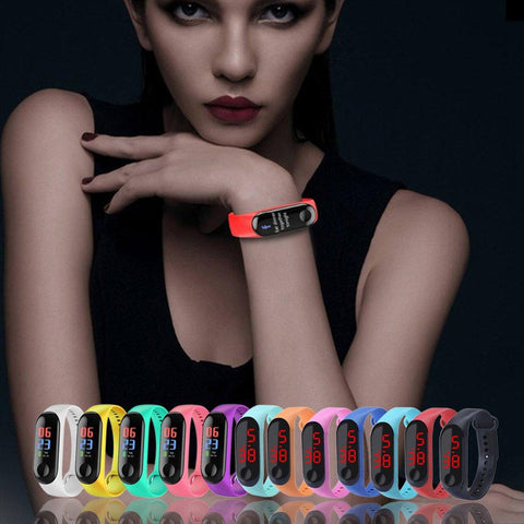 Bracelet Watch Band Digital Watch Red LED Watches Promotion Gift Movement -CE00760-Veeddydropshipping