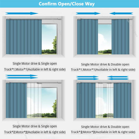 Smart Curtain Track Private Custom Electric Curtain Rail motorized Curtain-TI01059-Veeddydropshipping