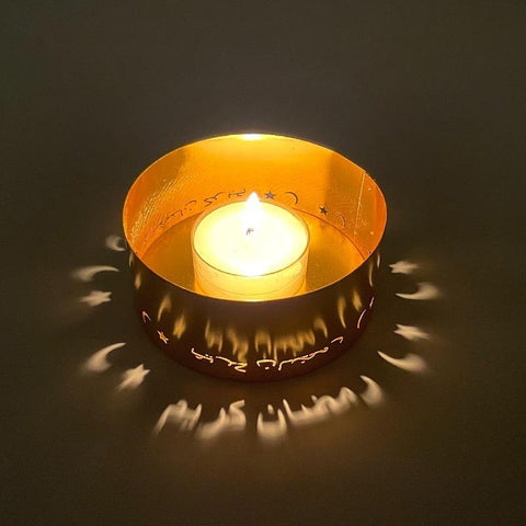 Mubarak Metal Candle Holder Ramadan Candlestick-HA00379-Veeddydropshipping