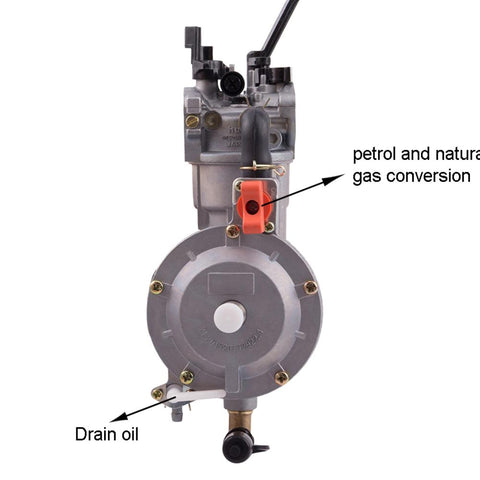 Gasoline Generator Dual Fuel Carburetor Kit-TI00549-Veeddydropshipping