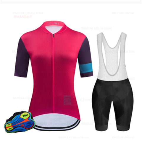 Professional Custom Bike Clothing Ladies Shirts Top Outdoor Sports Women Cycling Jersey -OS00449-Veeddydropshipping