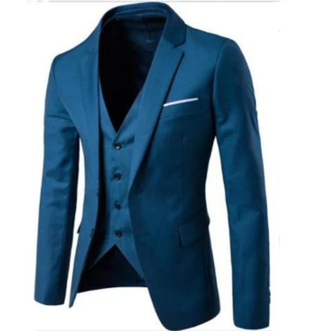 Fashion Wedding Suit Groom Wear  Notched Lapel Skinny-MF01256-Veeddydropshipping