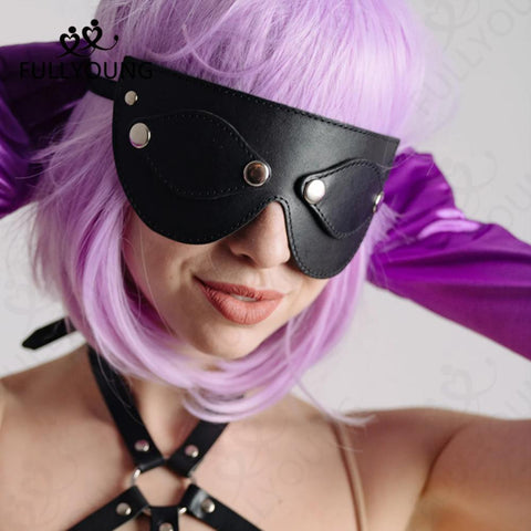 Sexy Leather Mask Bunny Girl Cosplay-WF01483-Veeddydropshipping