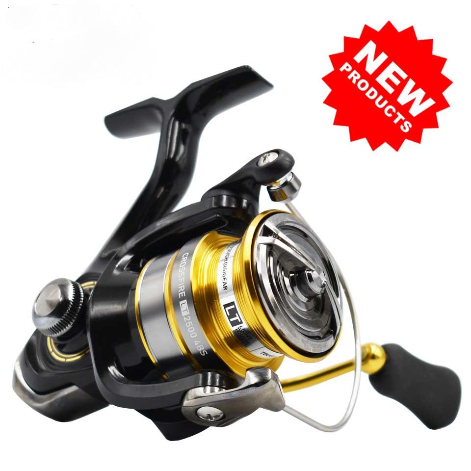 Reel CROSSFIRE LT Spinning Fishing Reel 1000-6000 ABS Metail Spool 5-12KG Power -OS00398-Veeddydropshipping