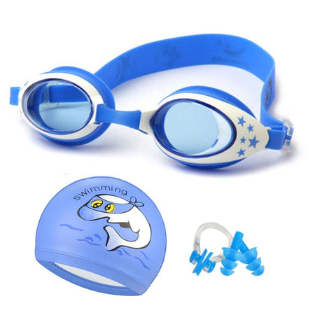 Kids Swimming Goggles Children 3-12Y Wide Vision Anti-Fog Anti-UV Swim Glasses -OS00195-Veeddydropshipping