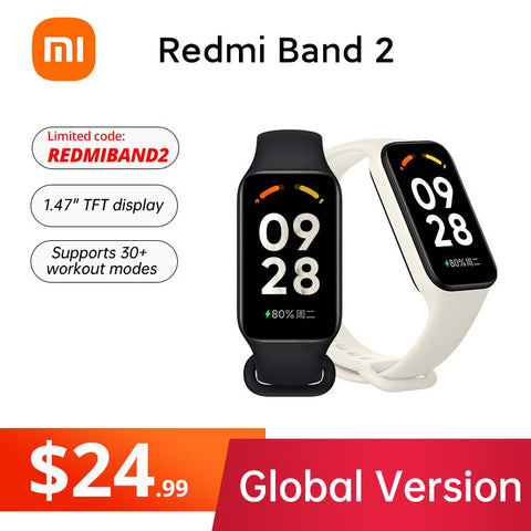Global Version Xiaomi Redmi Band 2 1.47&quot; Screen Miband Blood Oxygen -CE00591-Veeddydropshipping
