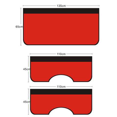 Leather Fender Cover Protector Gripper Mat Pad With-AM00883-Veeddydropshipping