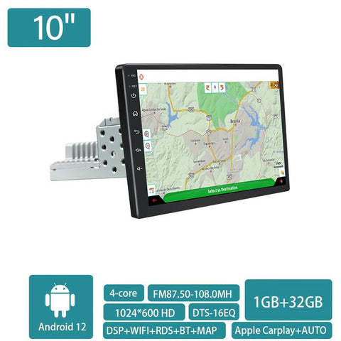7/9/10 Inch 1 Din Android 12 DSP Car Radio Wireless Carplay Android-AM00546-Veeddydropshipping