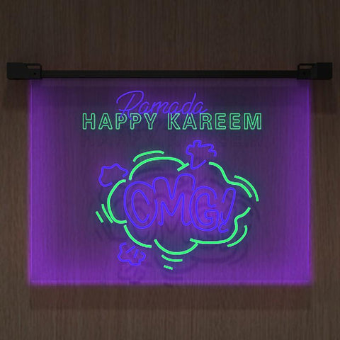 OMG Dual Color LED Neon Sign Bar Sign Room Decoration Gift-CE00586-Veeddydropshipping