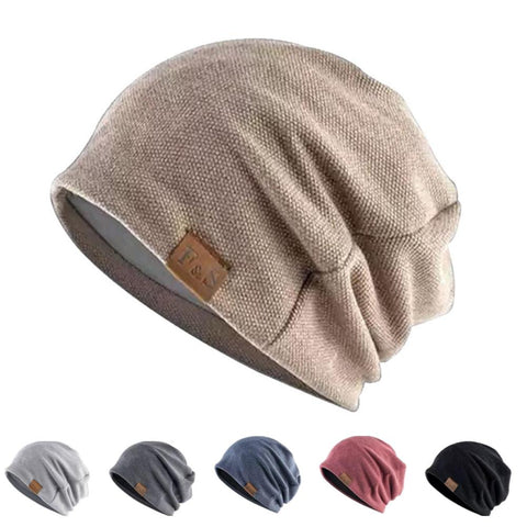 Unisex Beanie Thermal Hat Soft Comfortable Adult Solid Color Beanies Elastic -OS01081-Veeddydropshipping