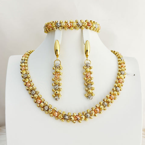 Necklace Earring Set Plated Jewelry Banquet Fashion Classic Style -JW00233-Veeddydropshipping