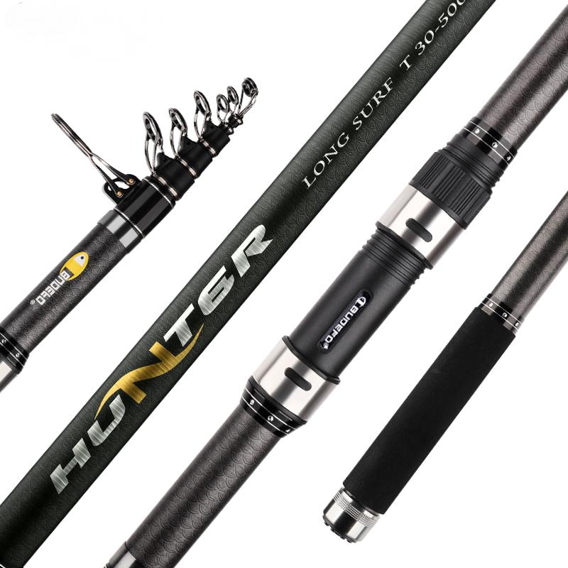 Telescopic Surf Spinning Fishing Rod 3.9/4.2/4.5/5.0/5.3m Carbon Carp Travel Rods Power -OS00393-Veeddydropshipping