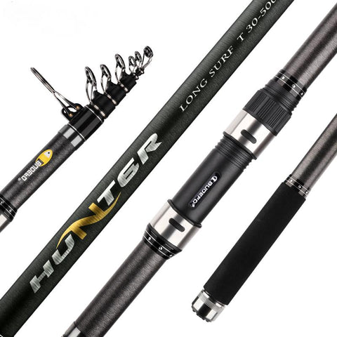 Telescopic Surf Spinning Fishing Rod 3.9/4.2/4.5/5.0/5.3m Carbon Carp Travel Rods Power -OS00393-Veeddydropshipping