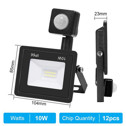 White LED Floodlight 220V 150W Motion Sensor Reflector Flood Light IP66-TI00863-Veeddydropshipping