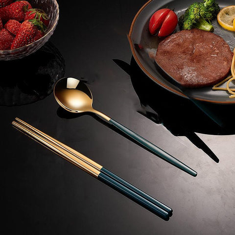 4pcs Household Stainless Steel Tableware Set-HA01304-Veeddydropshipping