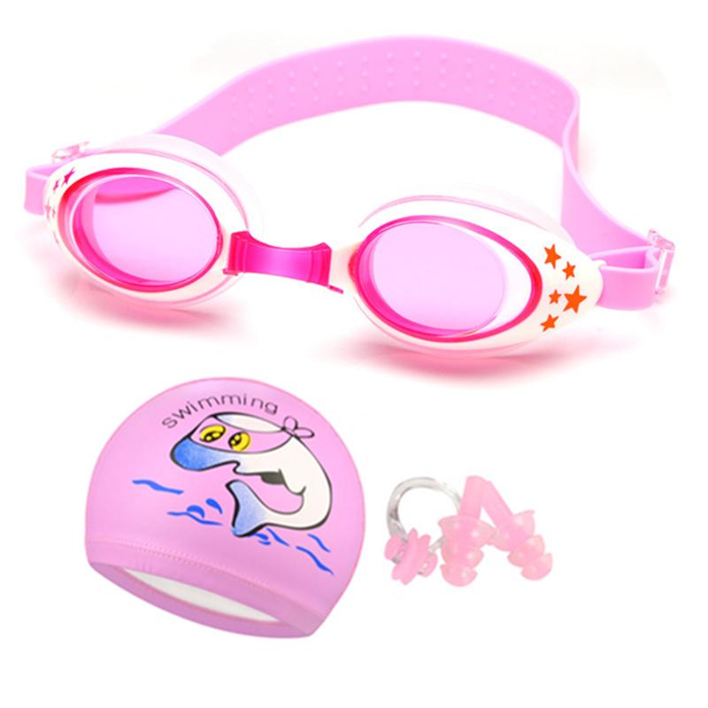 Kids Swimming Goggles Children 3-12Y Wide Vision Anti-Fog Anti-UV Swim Glasses -OS00195-Veeddydropshipping
