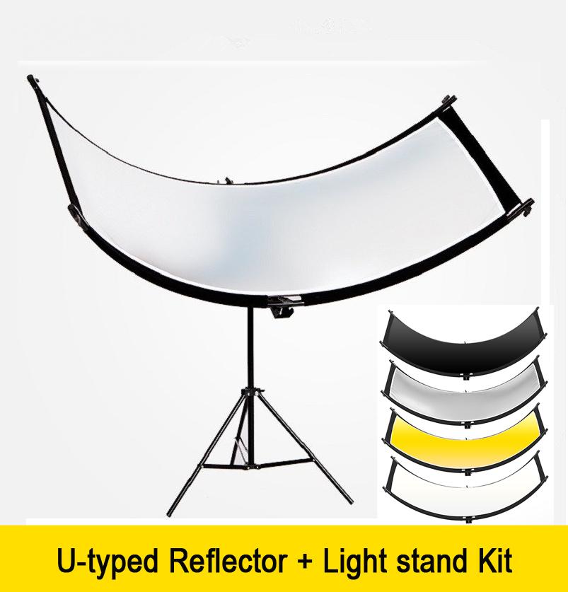 U-type Reflector W/ Tripod Collapsible Photography Light reflective screen -CE00453-Veeddydropshipping