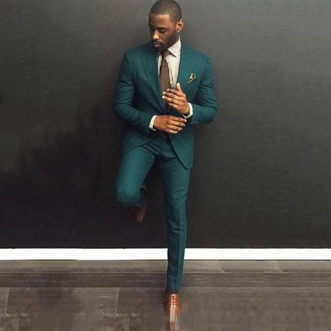 Casual Wedding Party Suits Groom Peak Lapel 2Piece-MF01252-Veeddydropshipping