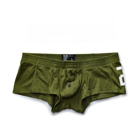 Waist BoyShorts Button Letter 20 Gay Sexy Briefs Penis Pouch Wear Fashion-MF01614-Veeddydropshipping