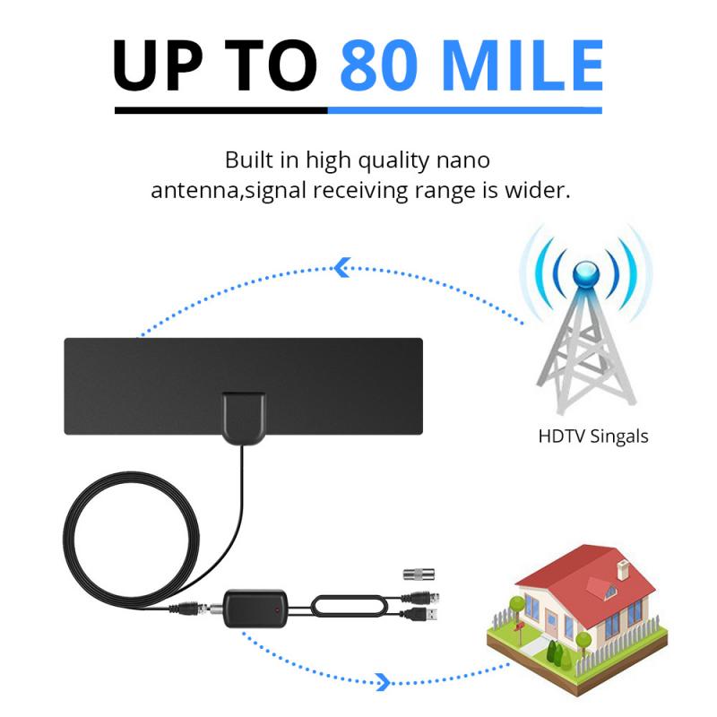 Antenna Signal Receiver Digital TV  Gain Booster-Veeddydropshipping