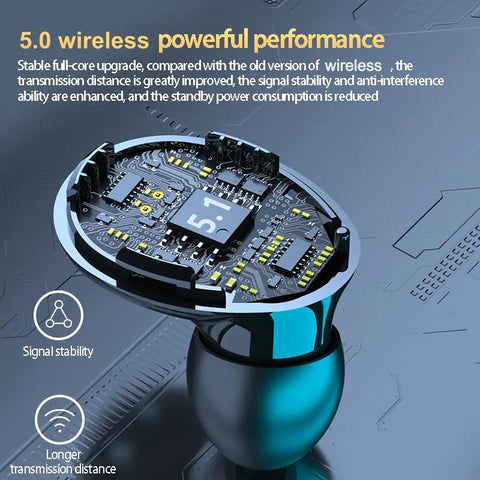 Wireless Bluetooth Touch Headphones with Couple Earbuds-Veeddydropshipping