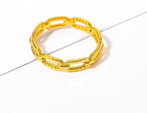 24k pure gold ringsreal  wedding  jewelry original  women rings-JW00116-Veeddydropshipping