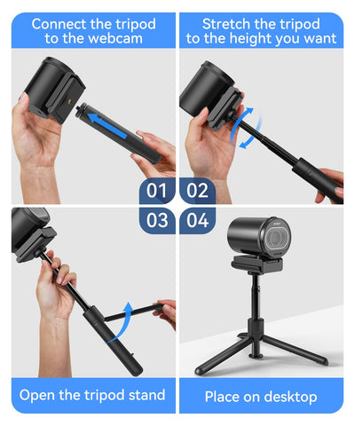 Webcam Auto focus Web  With Mics&Privacy Cover-CO00069-Veeddydropshipping