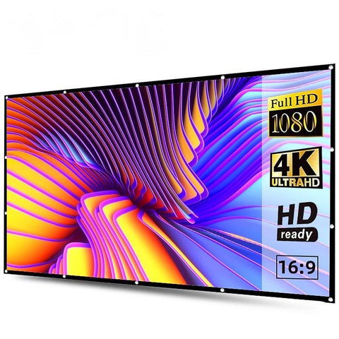 Projector Screen Portable 4K Full HD-Veeddydropshipping