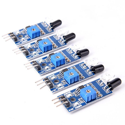 5pcs IR Infrared Obstacle Avoidance Sensor Module For Arduino Smart Car Robot 3-CE00110-Veeddydropshipping