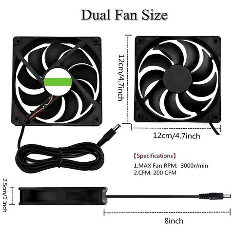 Solar Panel Fans Kit Solar Powered-TI00736-Veeddydropshipping