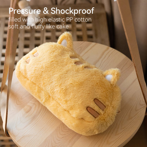 Girl Kawaii Cat Nintendo Switch Carrying Case Cartoon Plush Storage Bag -CE01471-Veeddydropshipping