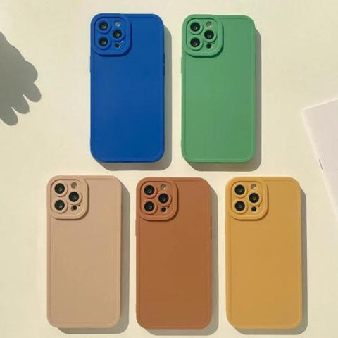 Case For iPhone 14 13 12 11 Pro Max XR XS 8 7 SE Shockproof Silicone Phone Cover-PA00110-Veeddydropshipping