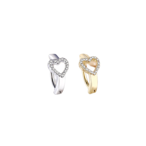 Butterfly Shape Zircon Clicker Belly Button Ring For Women-JW01381-Veeddydropshipping