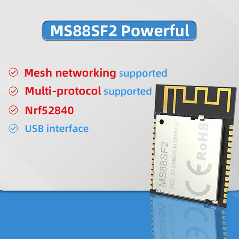 Nordic nRF52840 Module nRF 52840 Mesh Modules Receiver MS88SF2 -CE00643-Veeddydropshipping
