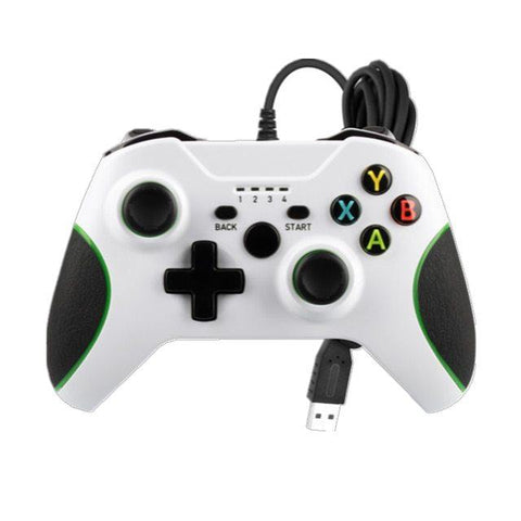 USB Wired Controller PC Gamepad Joystick With Dual Vibration Audio Jack -CE01310-Veeddydropshipping