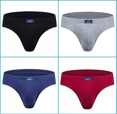Sale 4pcs/Lot Mens Brief Cotton Mens Underwear Pant For-MF01705-Veeddydropshipping