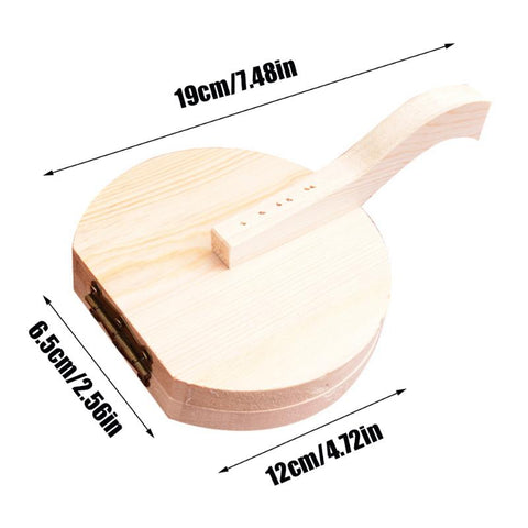 Solid Wood Dough Press Tool Dumpling Skin Presser-HA01190-Veeddydropshipping