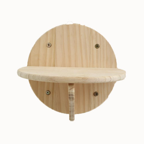 Wall-Mounted Cat Climbing Frame Pine Wood-HA01445-Veeddydropshipping