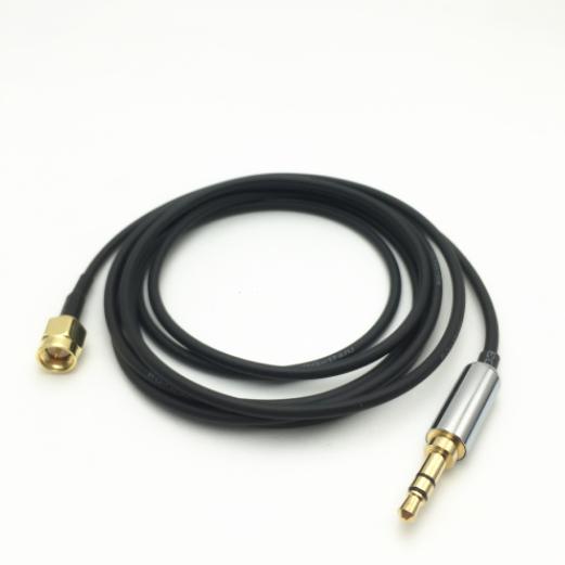 1pc SMA Male to 3.5mm Stereo Male RG174 Pigtail RF Coax Patch Cord 50 Ohm-CE00251-Veeddydropshipping