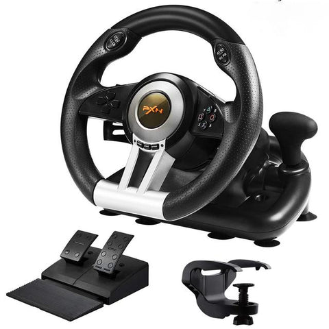 Gaming Steering Wheel Volante PC Racing Wheel 180° Universal PXN V3 Pro with Pedals -CE01330-Veeddydropshipping