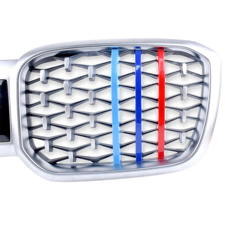 Front Grill Stripes Covers Grid Stripes Clips Trim-AM00950-Veeddydropshipping