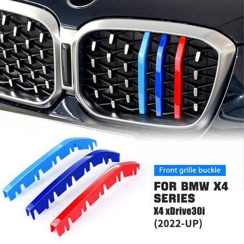 Front Grill Stripes Covers Grid Stripes Clips Trim-AM00950-Veeddydropshipping
