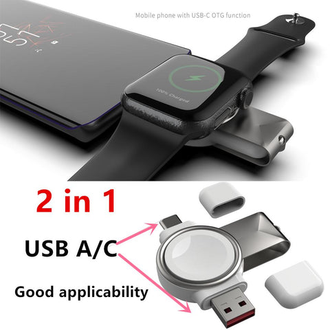 USB C Portable Wireless Charger for IWatch 8 7 6 SE-PA01085-Veeddydropshipping