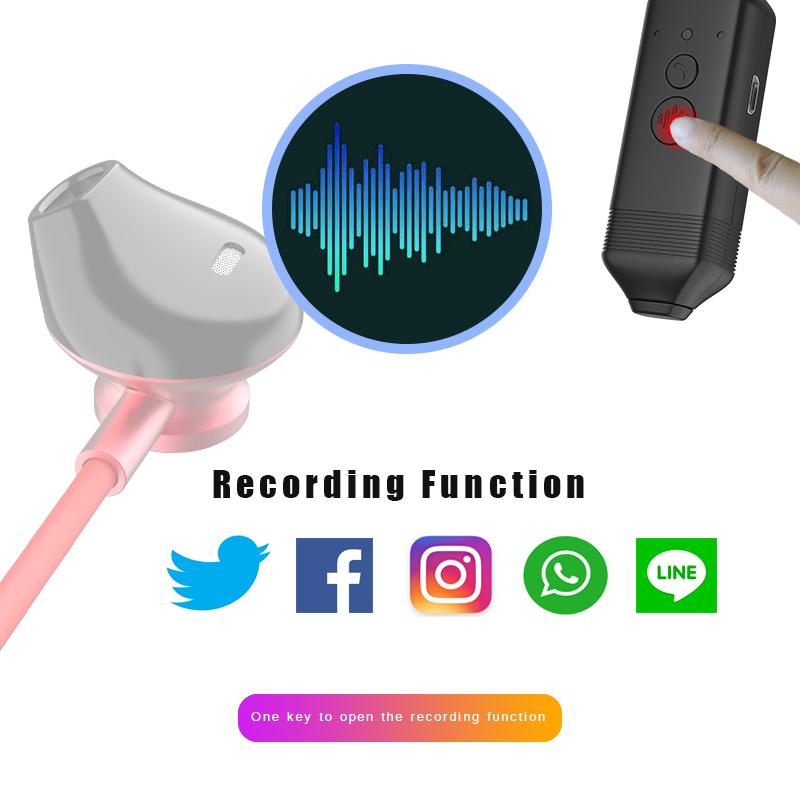 Mobile Phone Call Recording Bluetooth Headphone-Veeddydropshipping