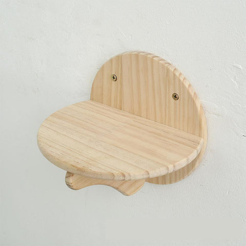 Wall-Mounted Cat Climbing Frame Pine Wood-HA01445-Veeddydropshipping