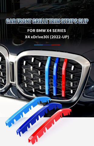 Front Grill Stripes Covers Grid Stripes Clips Trim-AM00950-Veeddydropshipping