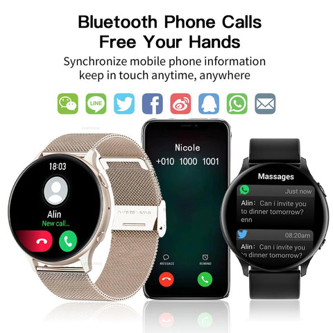 2023 New Smart Watch Women Voice Calling Watches Men Heart -CE00638-Veeddydropshipping
