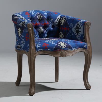Sofa chair retro solid wood high-grade chair-HA01667-Veeddydropshipping