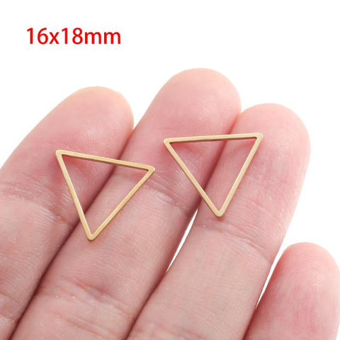 Teardrop Earrings Connectors Rectangle Circle Ring Charms Diy -JW01644-Veeddydropshipping